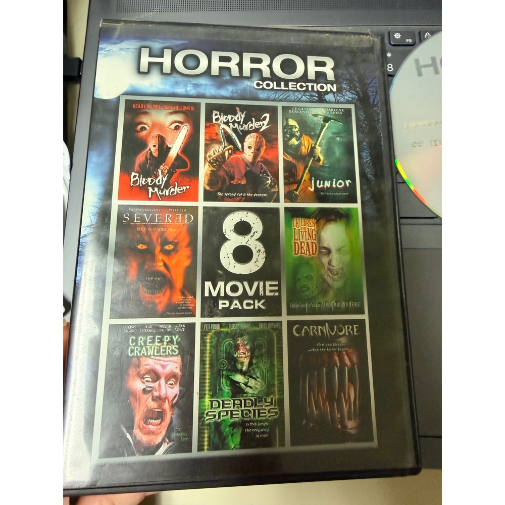 Lionsgate Horror Collection 8 Movie Pack DVD Bloody Murder Junior Carnivore